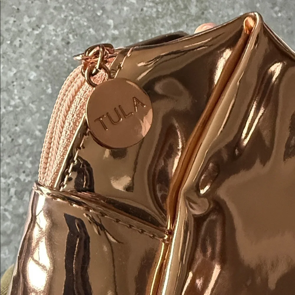 Tula Shiny Copper Cosmetic Bag